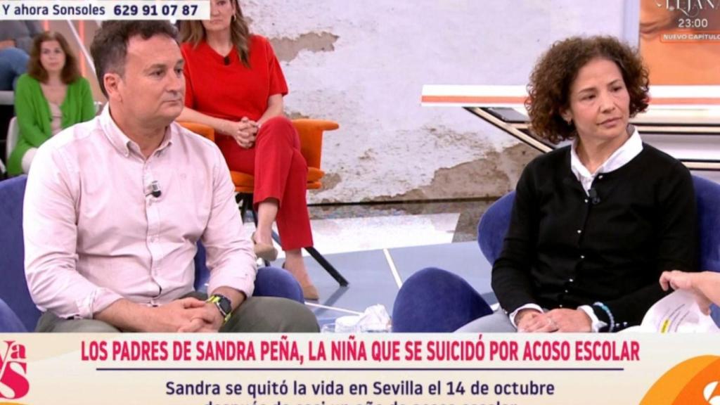 Zara y José Manuel, padres de Sandra Peña
