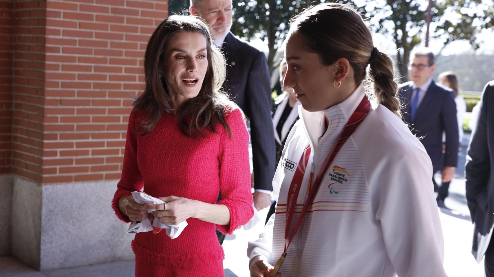 La Reina y la deportista, en Zarzuela.