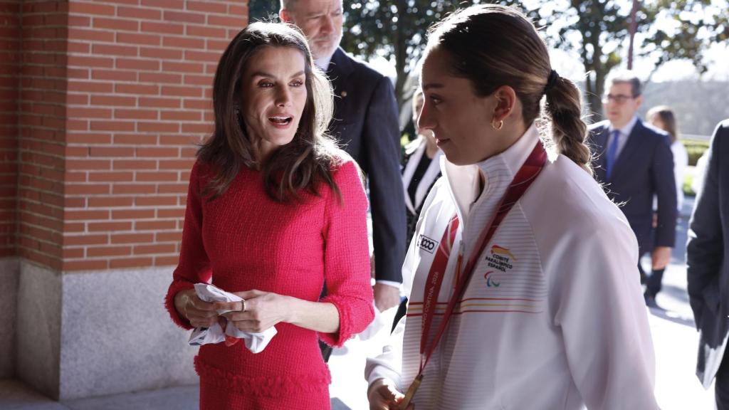 La Reina y la deportista, en Zarzuela.