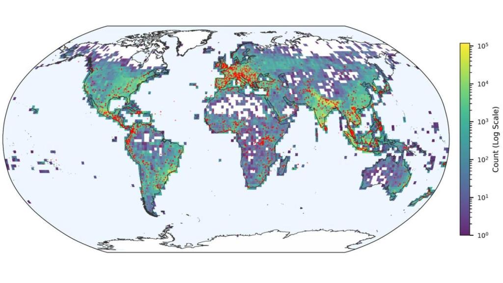 Mapa de Groudsource con GDACS