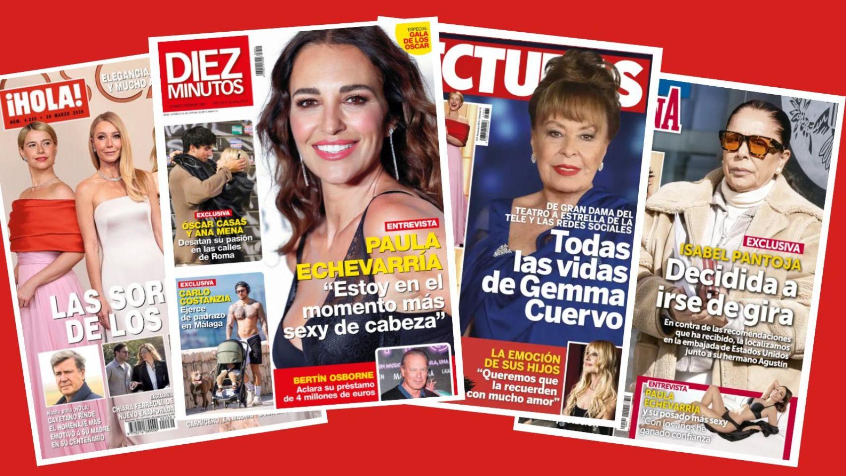 Portadas de las revistas del corazón del miércoles 18 de marzo de 2026.