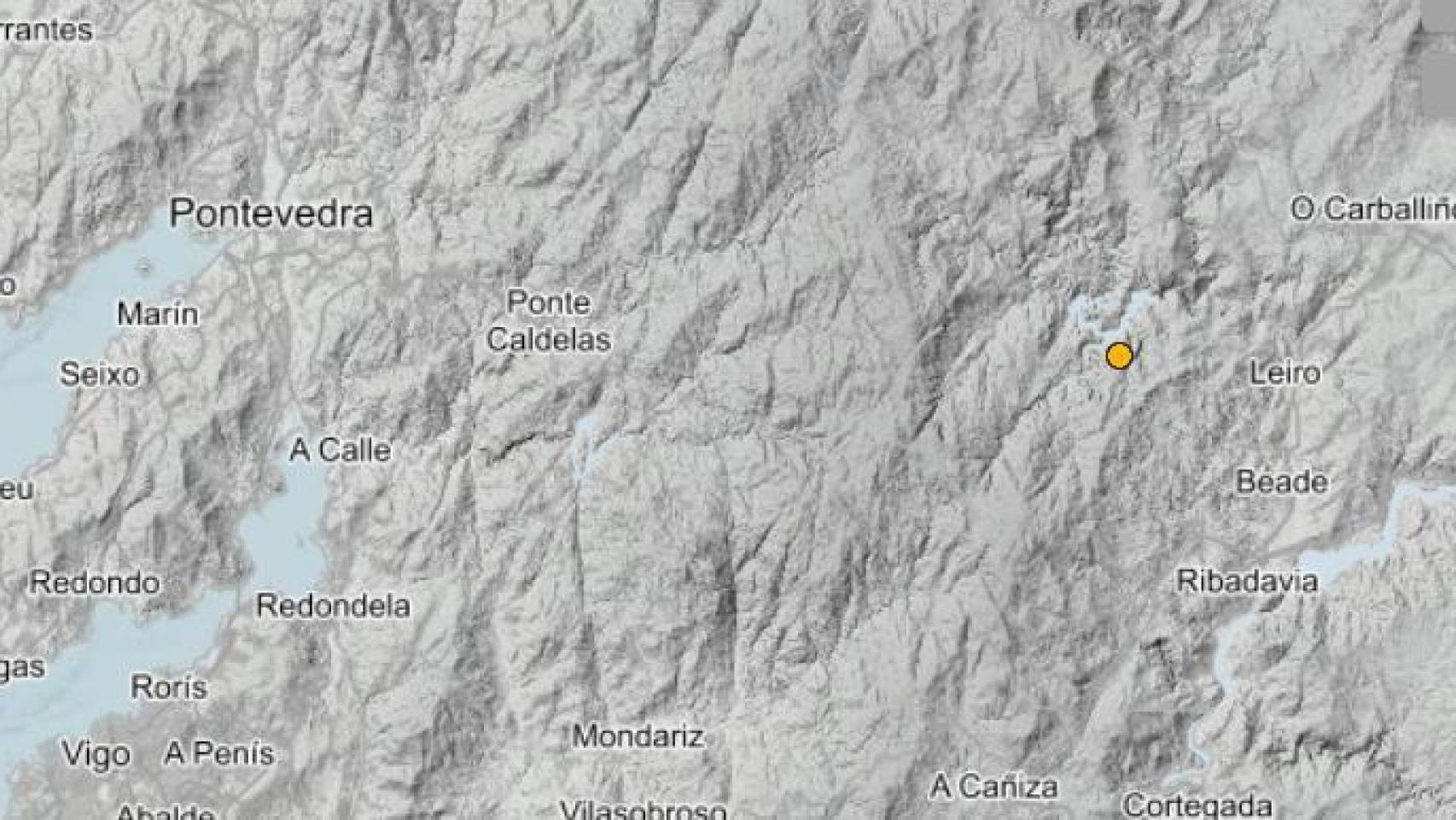 Avión (Ourense) registra un terremoto de 2,4 grados de magnitud