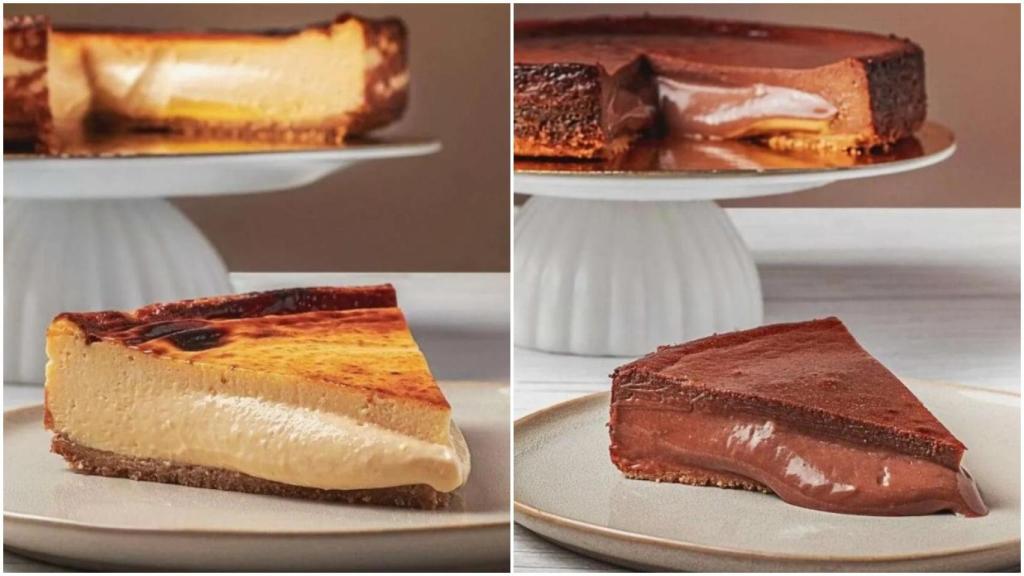 Tarta de queso tradicional y con nutella preparadas por Suarezcake.