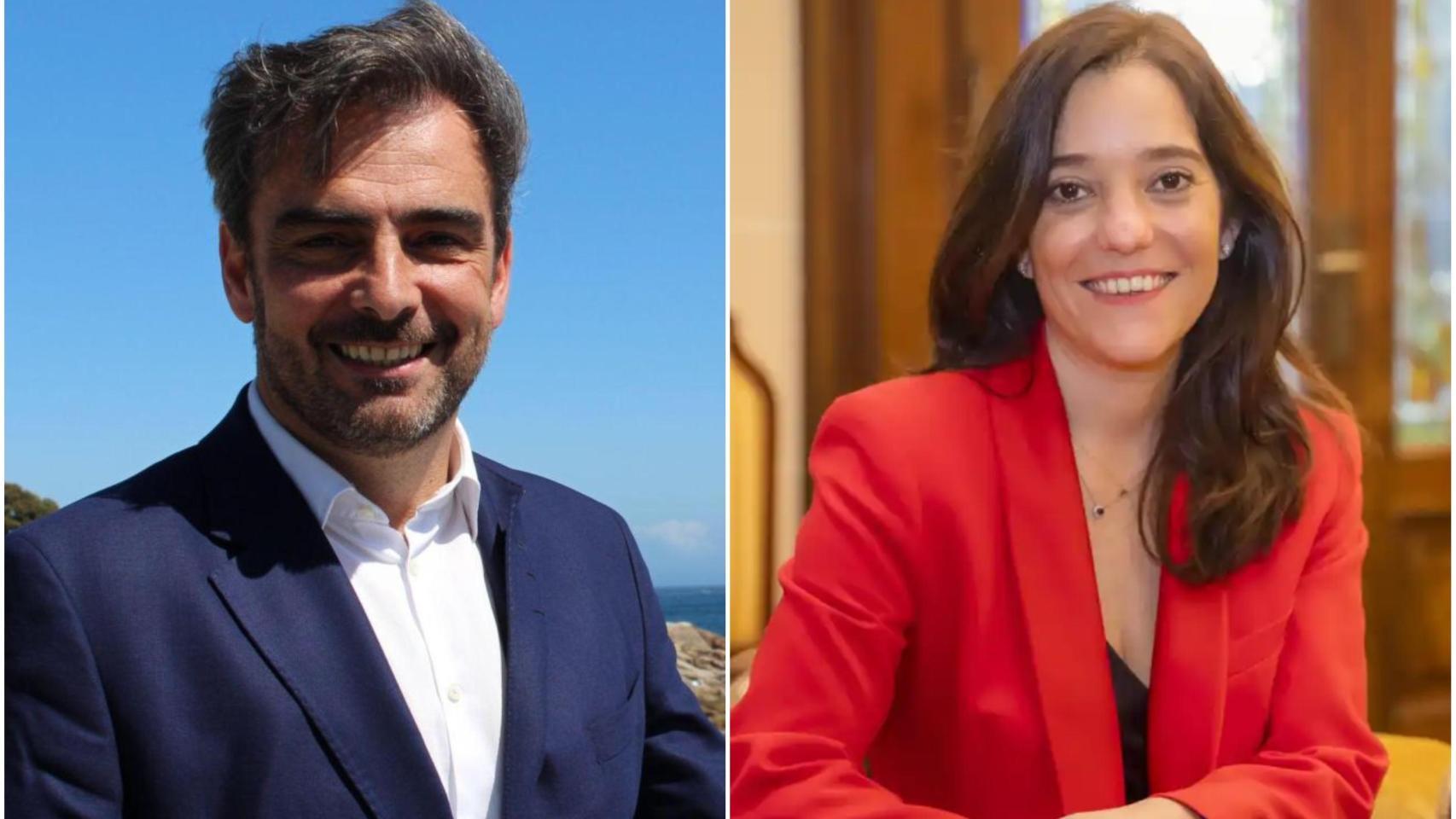 Diego Calvo e Inés Rey