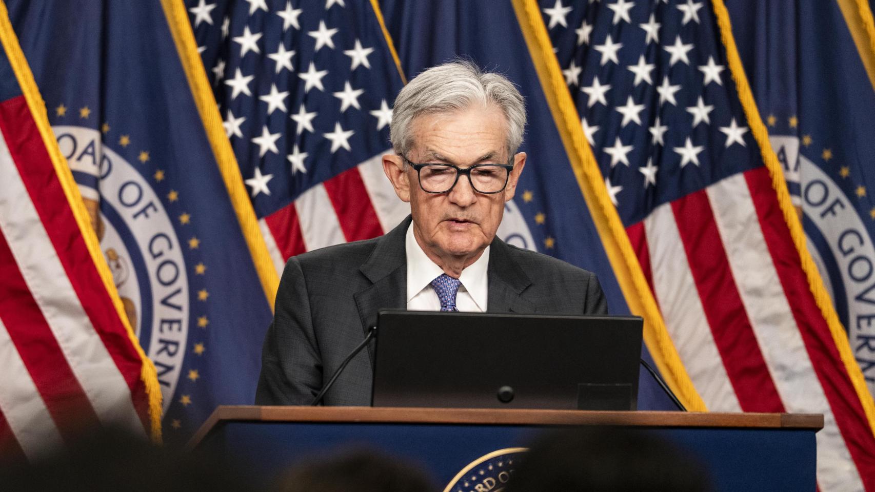 Jerome Powell, presidente de la Fed.