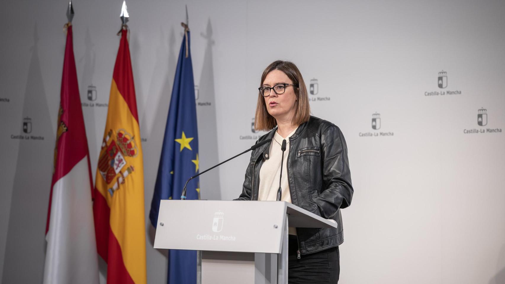 Esther Padilla, consejera portavoz del Gobierno de Castilla-La Mancha. Foto: JCCM.