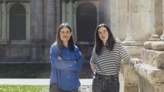 Esther Gatón y Núria Fuster en Patio Herreriano. Foto: Museo Patio Herreriano