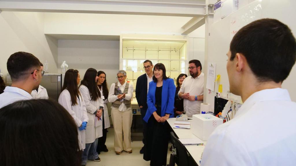 Ana Pontón visita CINBIO en Vigo