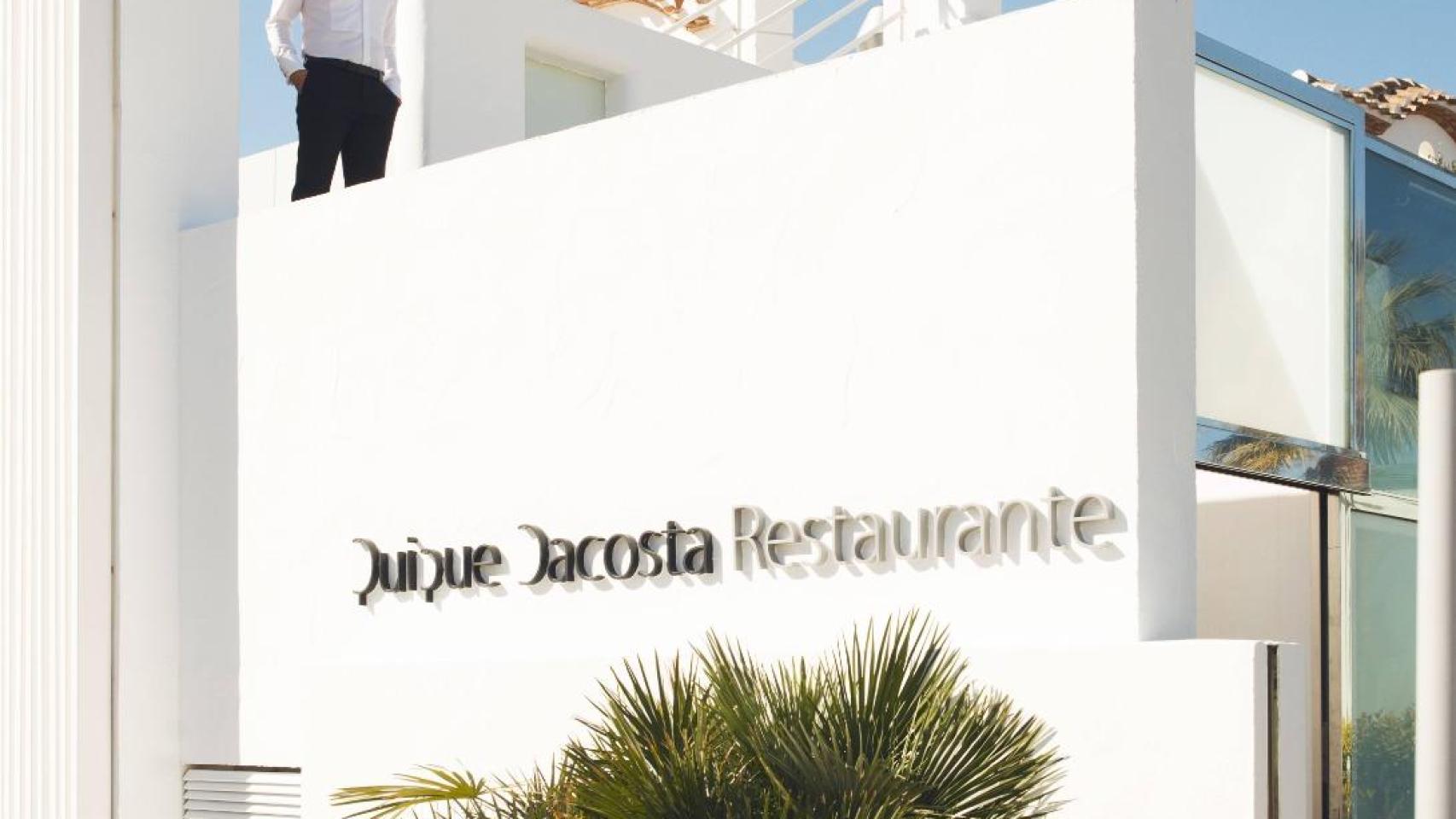 Quique Dacosta en su restaurante.