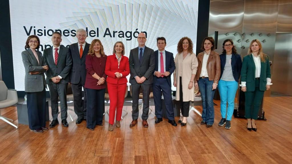 Todos los ponentes de la jornada 'Visiones del Aragón Empresarial'