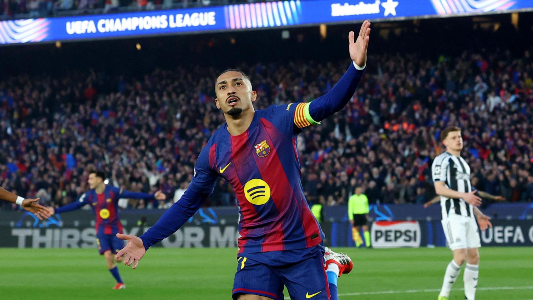 Barcelona - Newcastle, fútbol hoy en directo | Gol de Raphinha para adelantar el partido