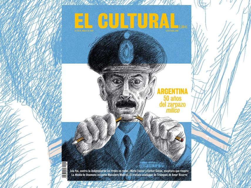 Portada de El Cultural del 20 de marzo de 2026. Ilustración de Tomás Serrano.