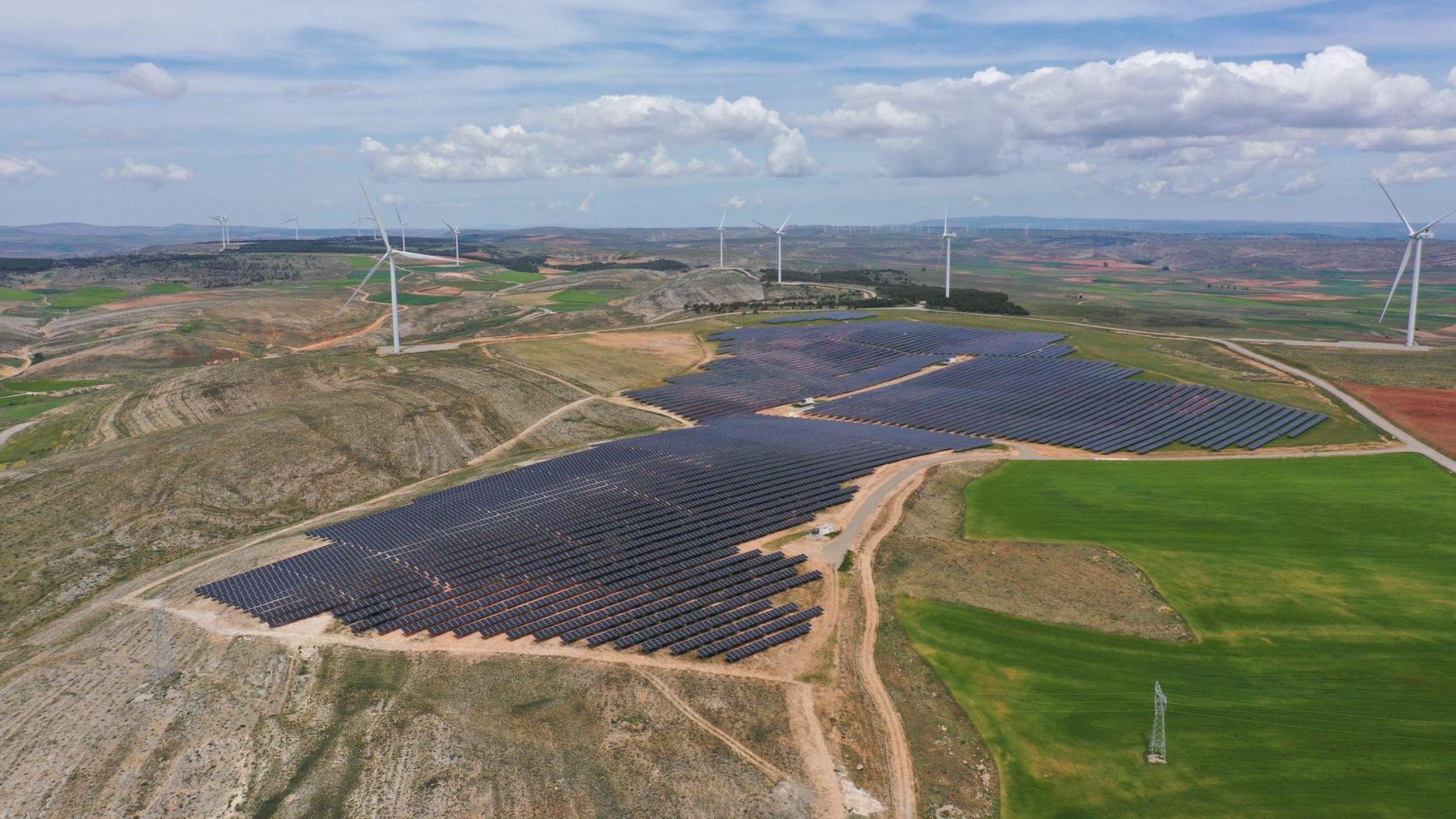 Planta solar Montesol, en Cañada Vellida (Teruel)