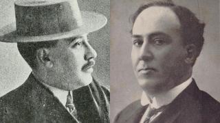 Manuel Machado (izquierda) y Antonio Machado (derecha)