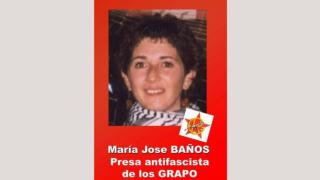 La terrorista del GRAPO María José Baños Andújar, condenada por pertenencia a la organización y robo con violencia.