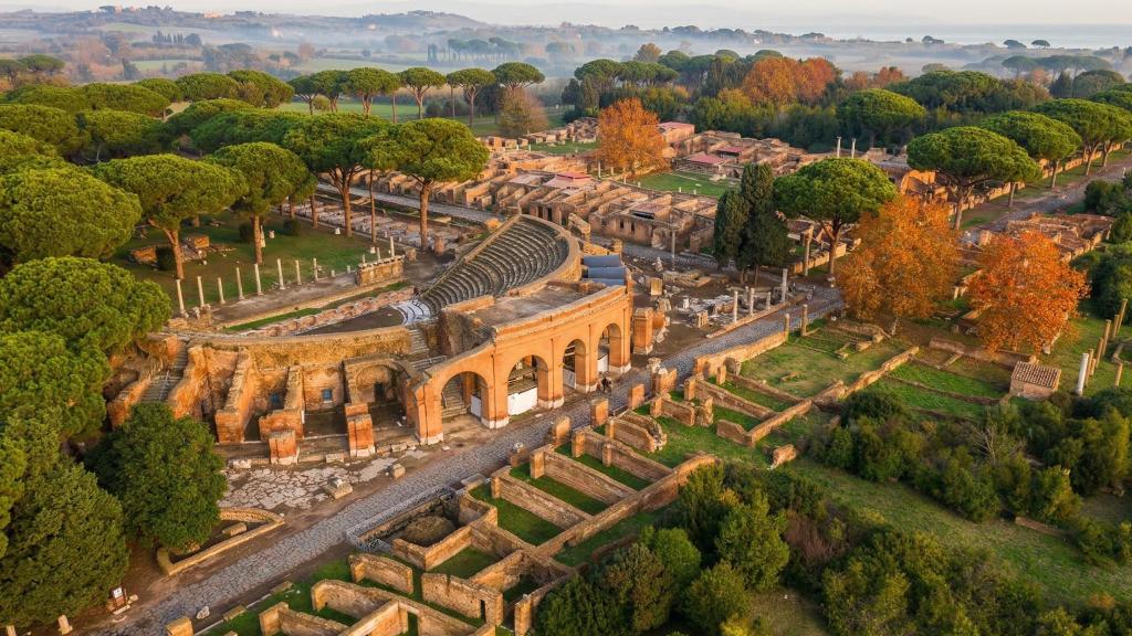 Ostia Antica, ciudad romana de Italia.