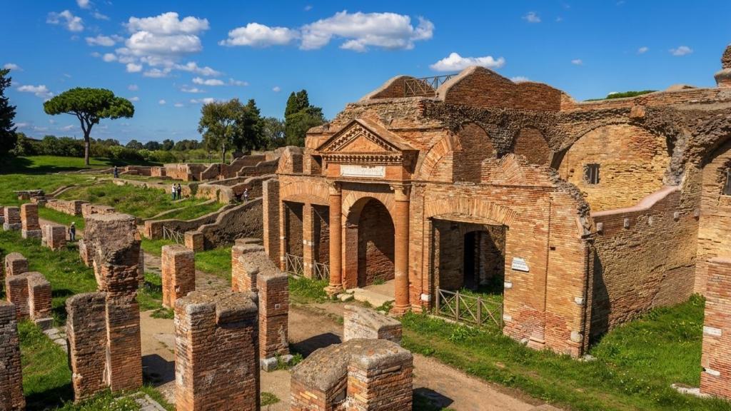 Ostia Antica, ciudad romana de Italia.