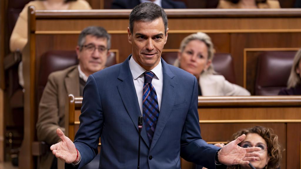 Pero Sánchez, este miércoles, en el Congreso de los Diputados.