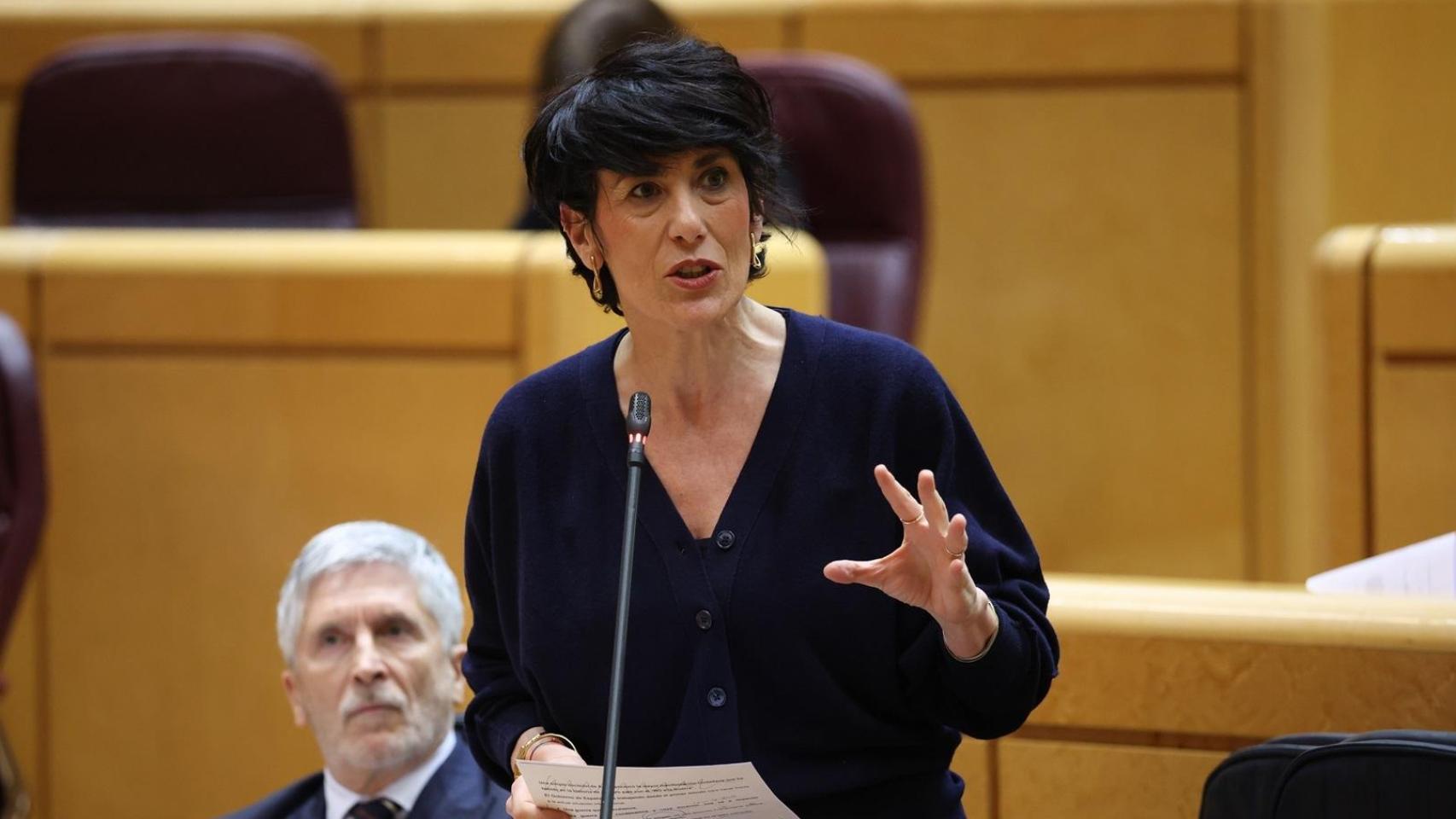 La ministra de Inclusión, Seguridad Social y Migraciones, Elma Saiz.