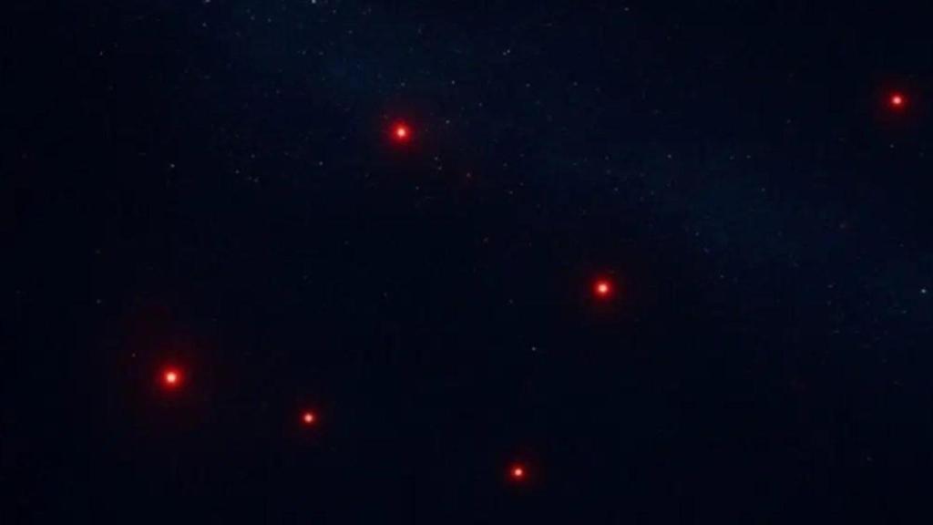 Aún no sabemos qué son los puntos rojos del espacio.