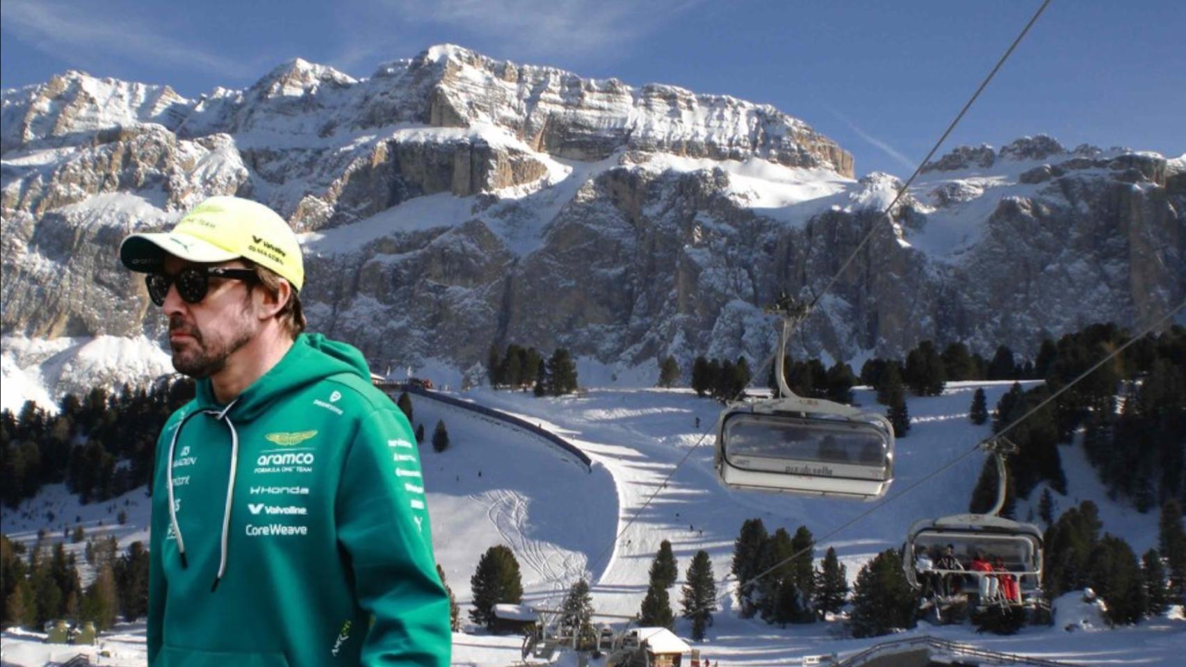 La estación alpina de lujo donde pasa sus vacaciones Fernando Alonso