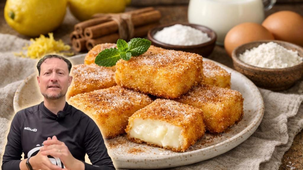 Guille Rodríguez, cocinero, en un montaje de El Español