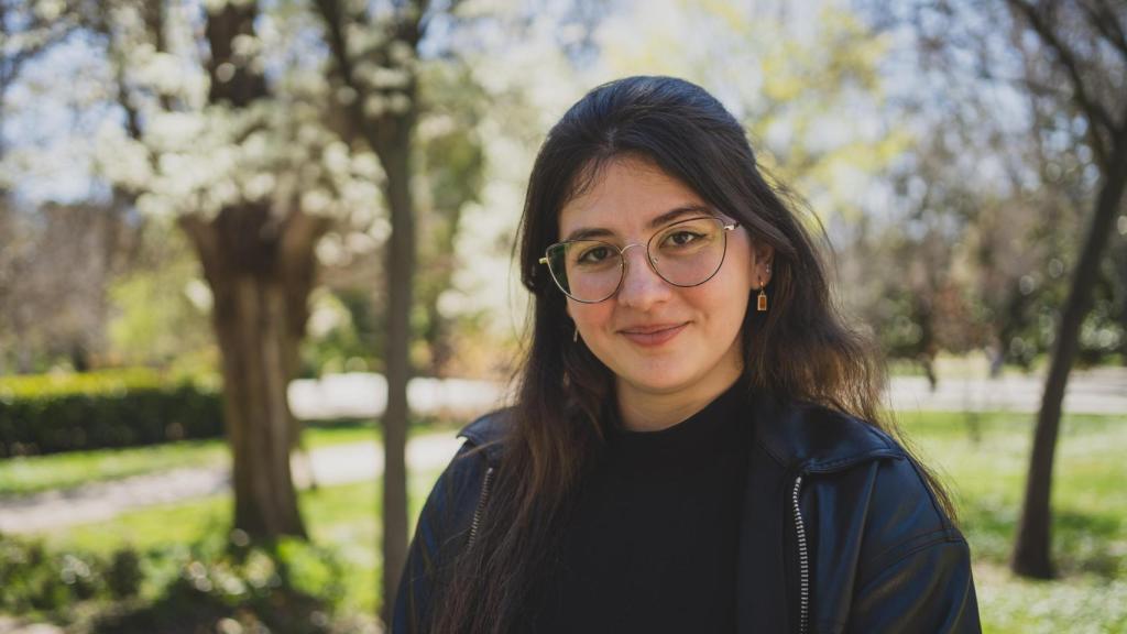 Joana Marcús, en el parque del Retiro