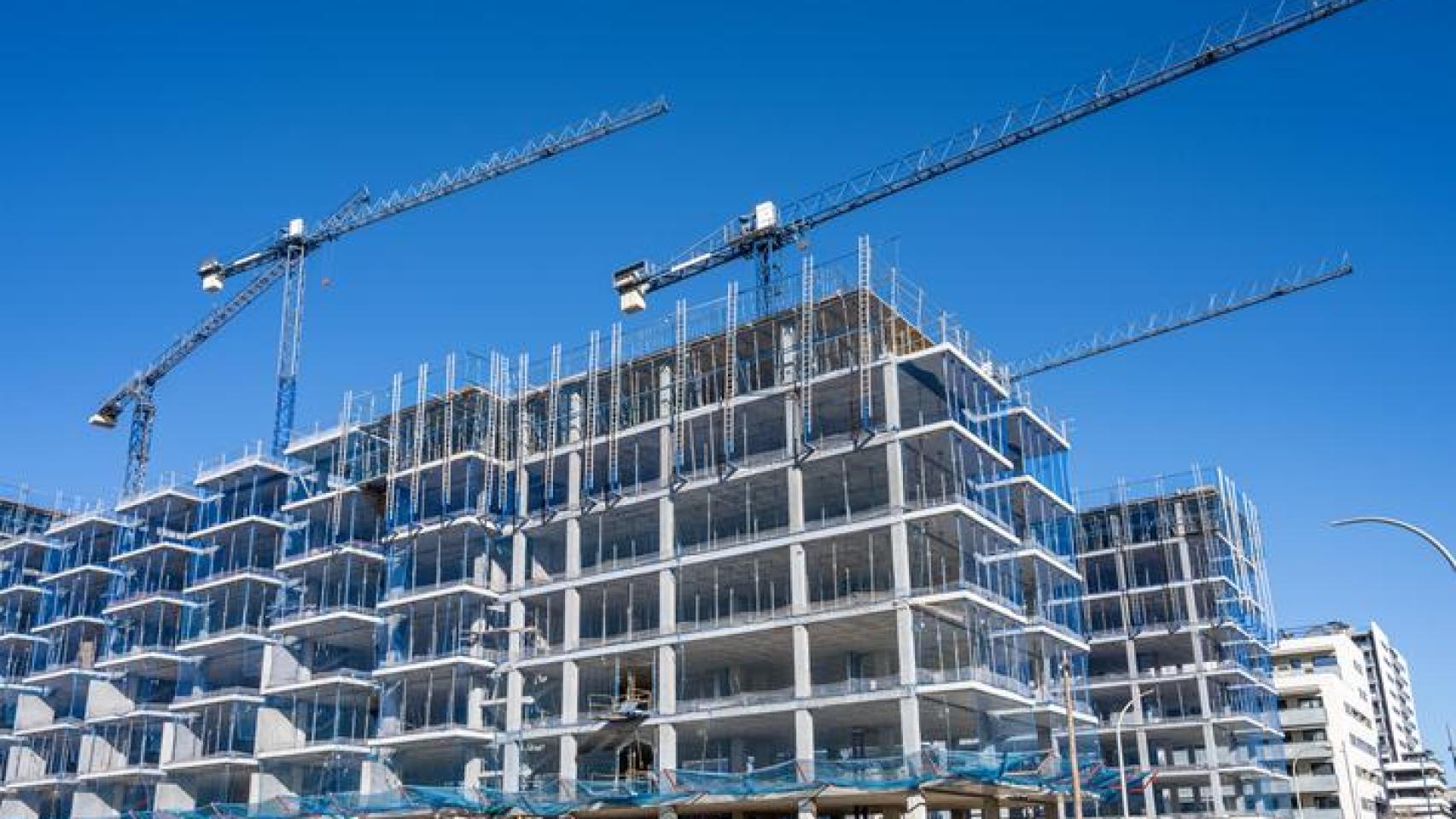 Edificio en construcción.