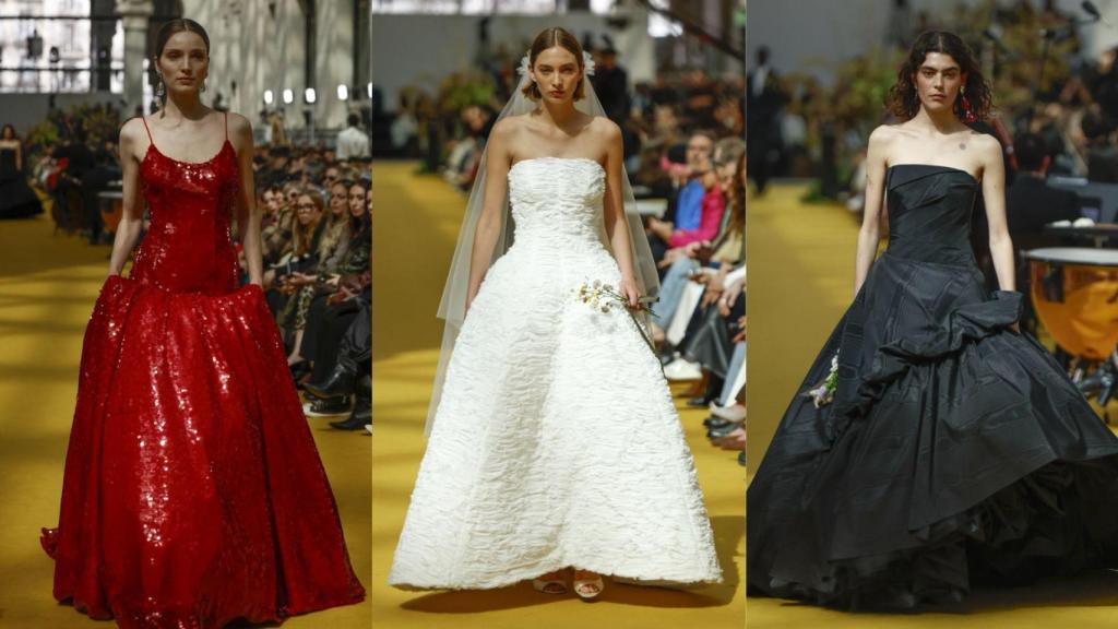 Vestidos que definen la colección.