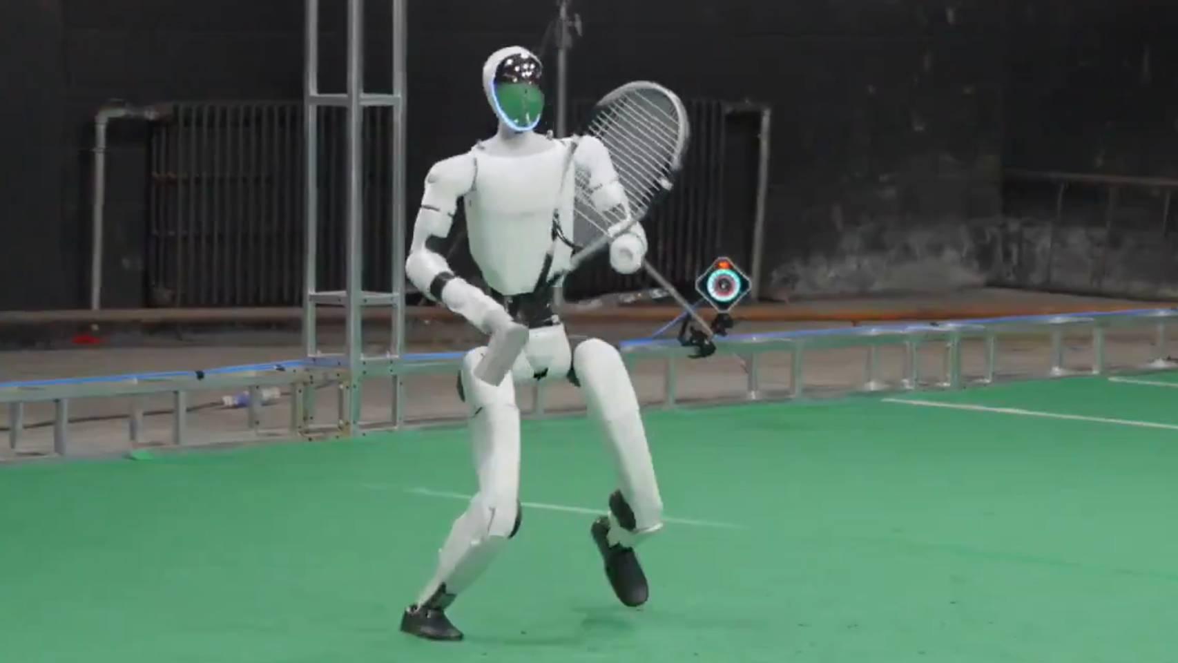 El robot humanoide tenista de Galbot Robotics.