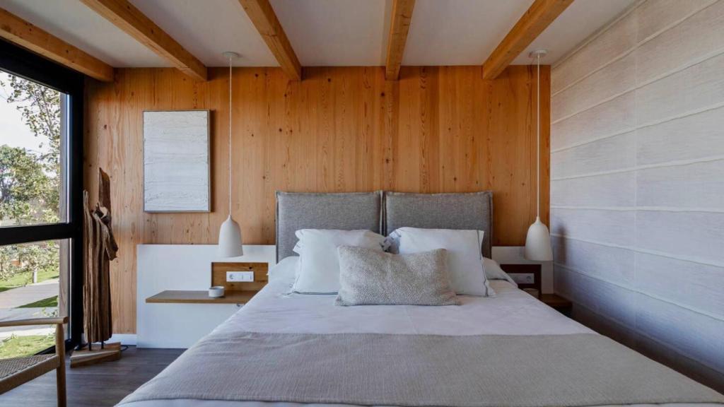Interior de las villas de Espazo Nature.