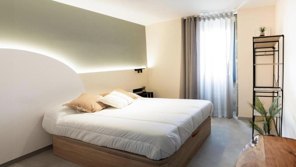 Habitación privada de Coliving Compostela.