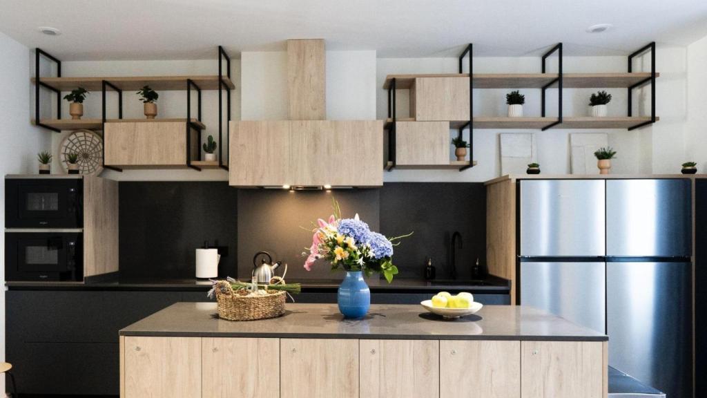 Cocina de Coliving Compostela.