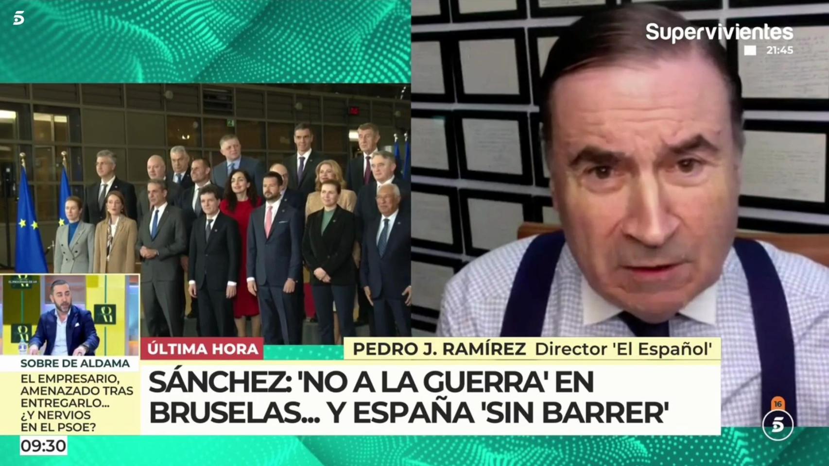 Sánchez es un usurpador ‘de facto’. Dice ‘no a la guerra’ invocando la democracia y ‘no a la democracia’ invocando la guerra
