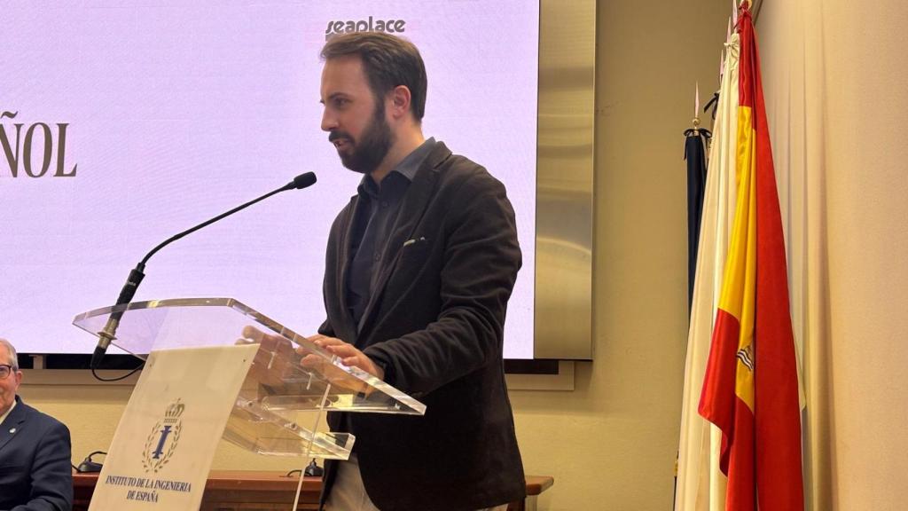 Albderto Iglesias durante su intervención en la entrega del Premio de Comunicación y Divulgación al Medio Wifredo Ricart.