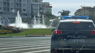 Un vehículo de la Policía Nacional.