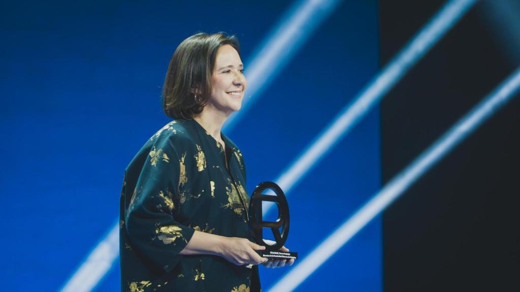 Recibió el galardón durante la gala de la XIII edición de 'Las Top 100 Mujeres Líderes' celebrada en el Teatro Real.