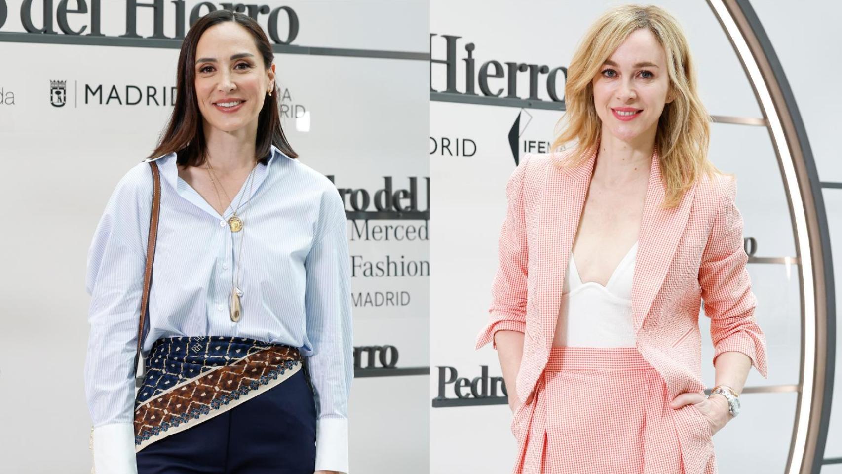 Tamara Falcó y Marta Hazas en el 'photocall' del evento.