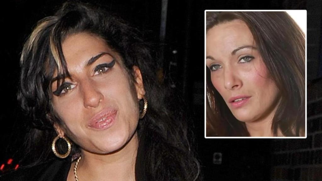 Amy Winehouse junto Sarah Aspin en un fotomontaje de EL ESPAÑOL.
