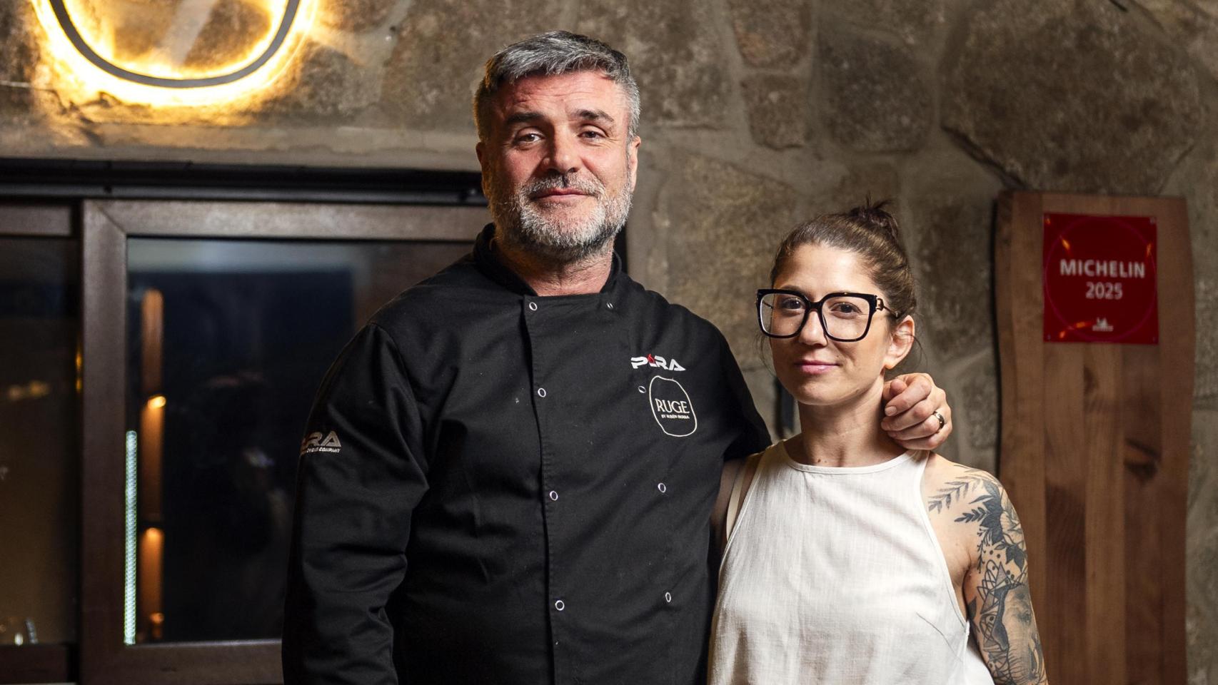 Rubén Iborra y Jennifer Ini, chef y mánager de Ruge.