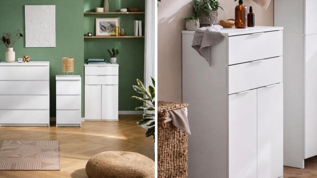 Decoración de la cómoda en habitaciones