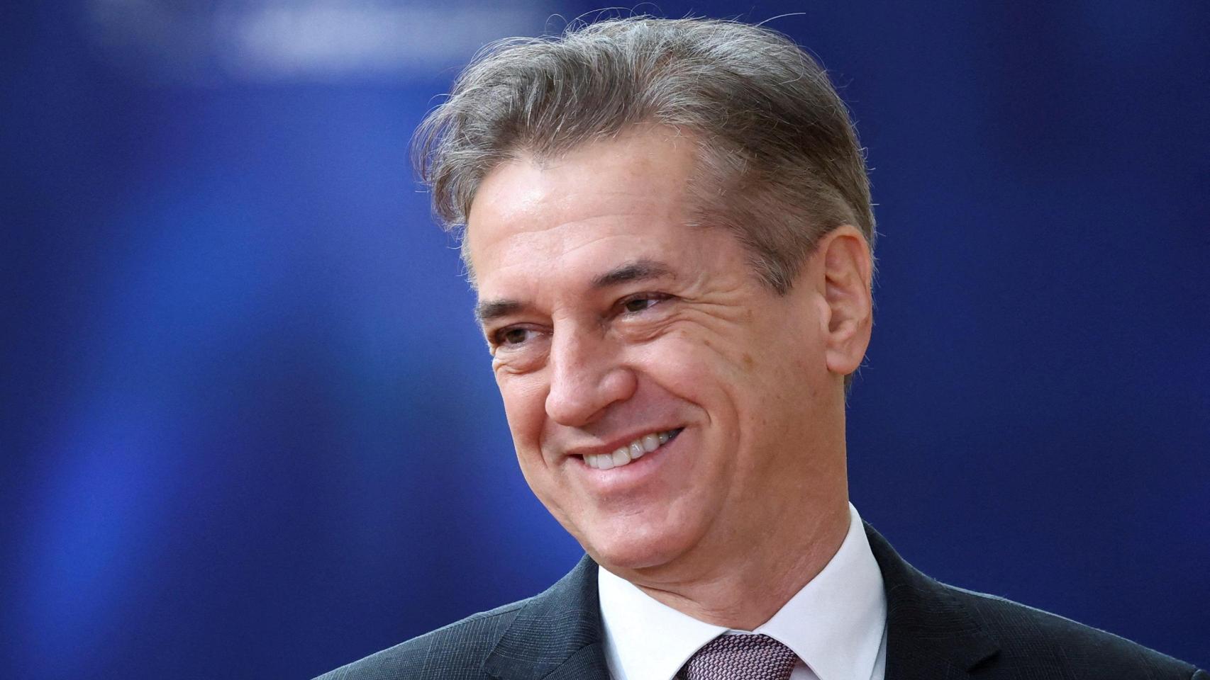 El primer ministro esloveno, Robert Golob, en una cumbre de líderes europeos en Bruselas.