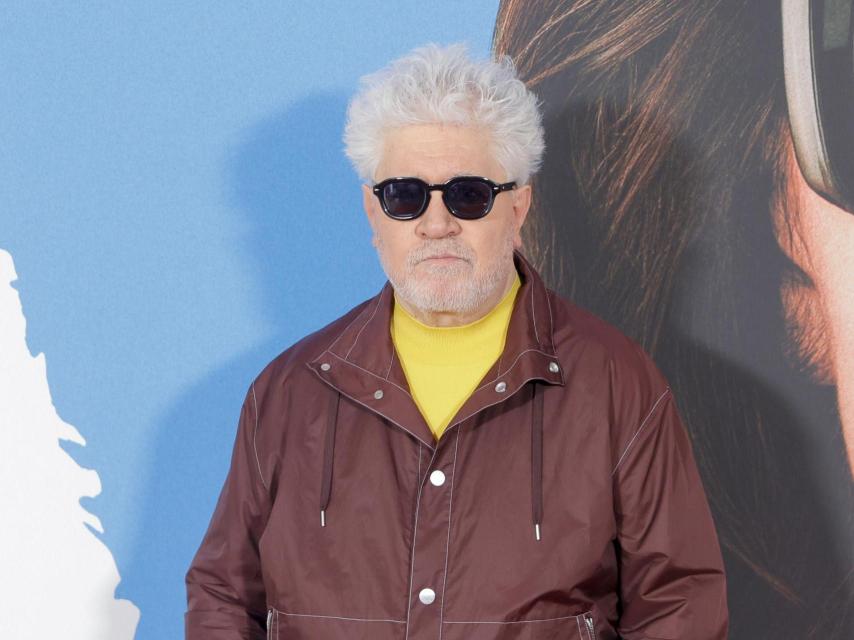 Pedro Almodóvar, en la presentación de 'Navidad Amarga', el 17 de marzo.