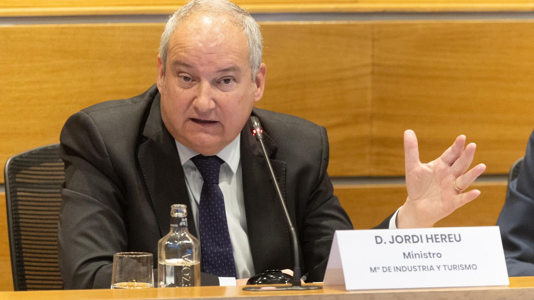 El ministro de Industria y Turismo, Jordi Hereu.