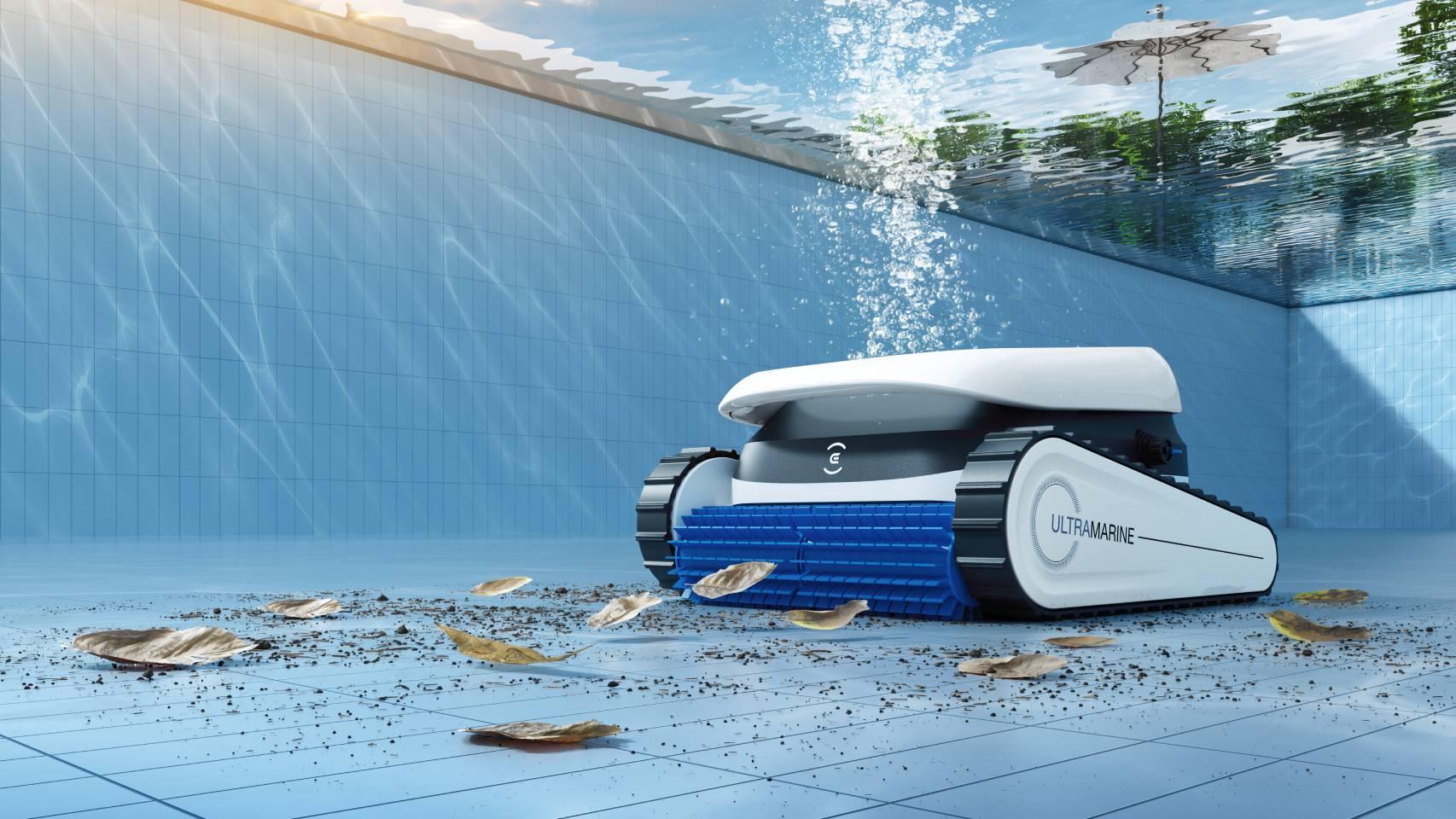 El robot limpiapiscinas Ultramarine P1 de Ecovacs.