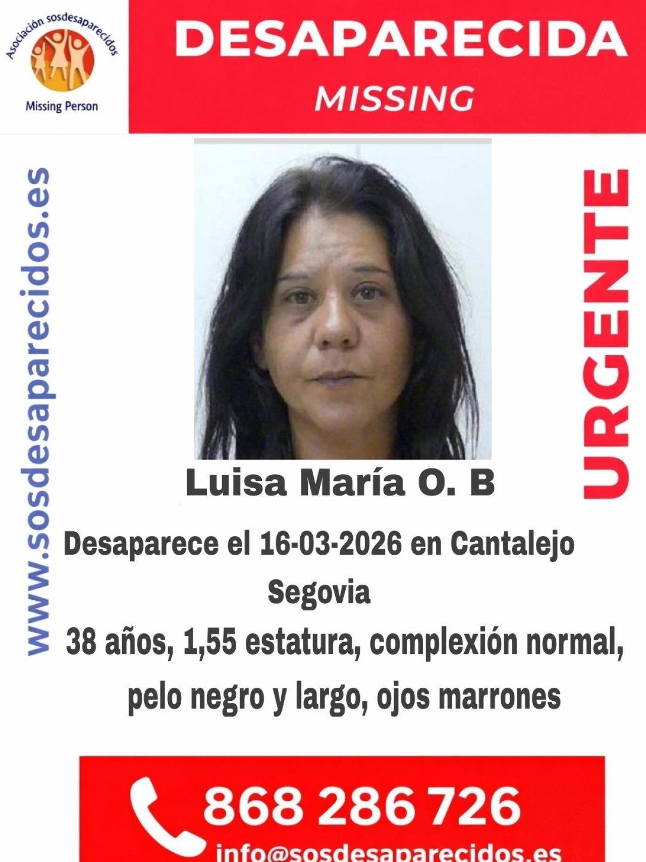 Cartel anunciando la desaparición