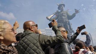 Última 'mascletà' de las Fallas 2026 en la plaza del Ayuntamiento de Valencia