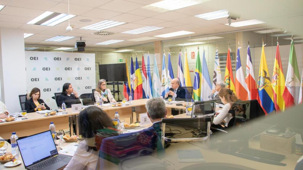 Un momento durante el desarrollo del encuentro celebrado en la sede de la OEI.