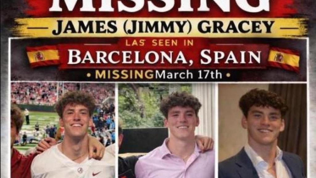Carteles que circulan por redes sociales con la imagen de Gracey.