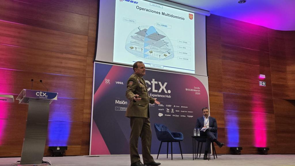 José Luis Carbonell, jefe de la Sección de Transformación Digital del Ejército de Tierra, en CTx Tech 2026.